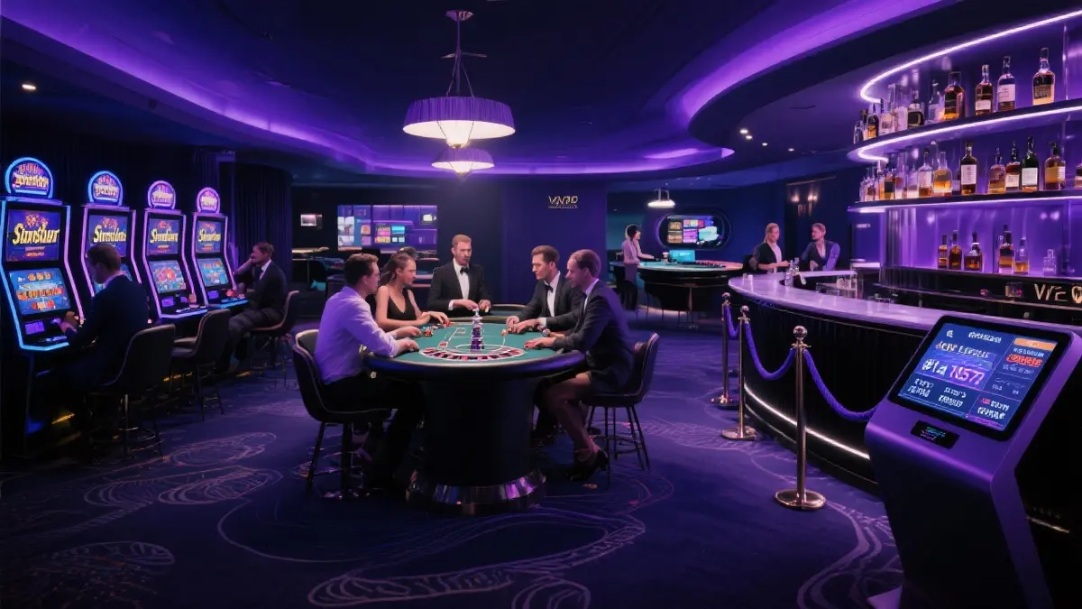 A person playing live dealer casino game